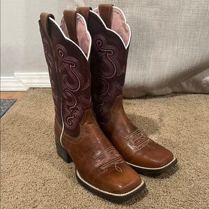 Brown Western Cowboy Boots